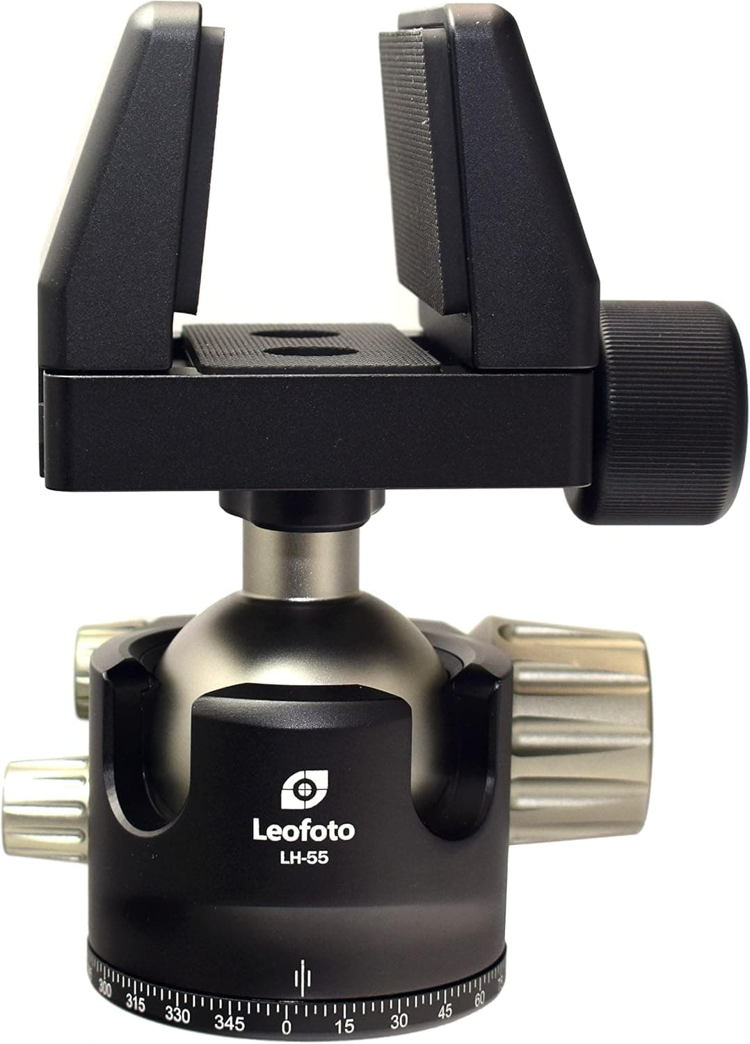 LEOFOTO LH-55GS 55mm Low Profile Ball Head w GS-2 Rifle Clamp