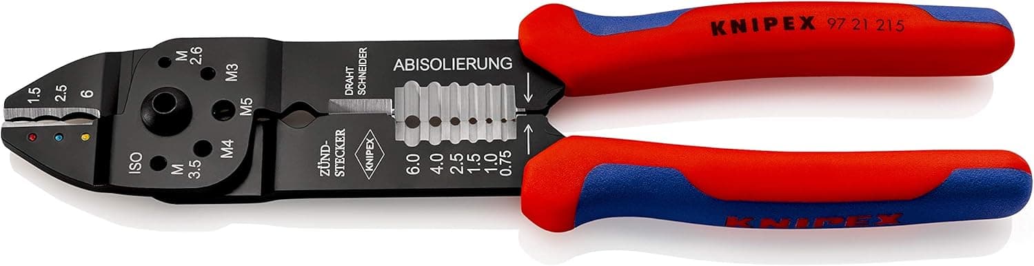 Knipex 97 21 215 Crimping Pliers for insulated terminals