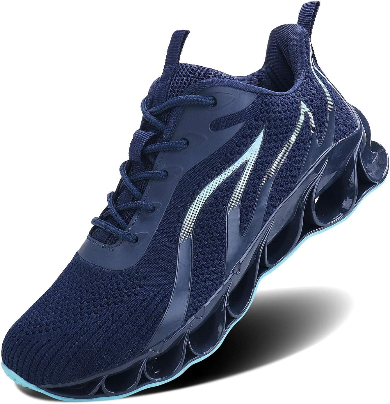 Wonesion Mens Sport Fitness Workout Shoes Comfortable Slip on Casual Sneakers for Men Boys