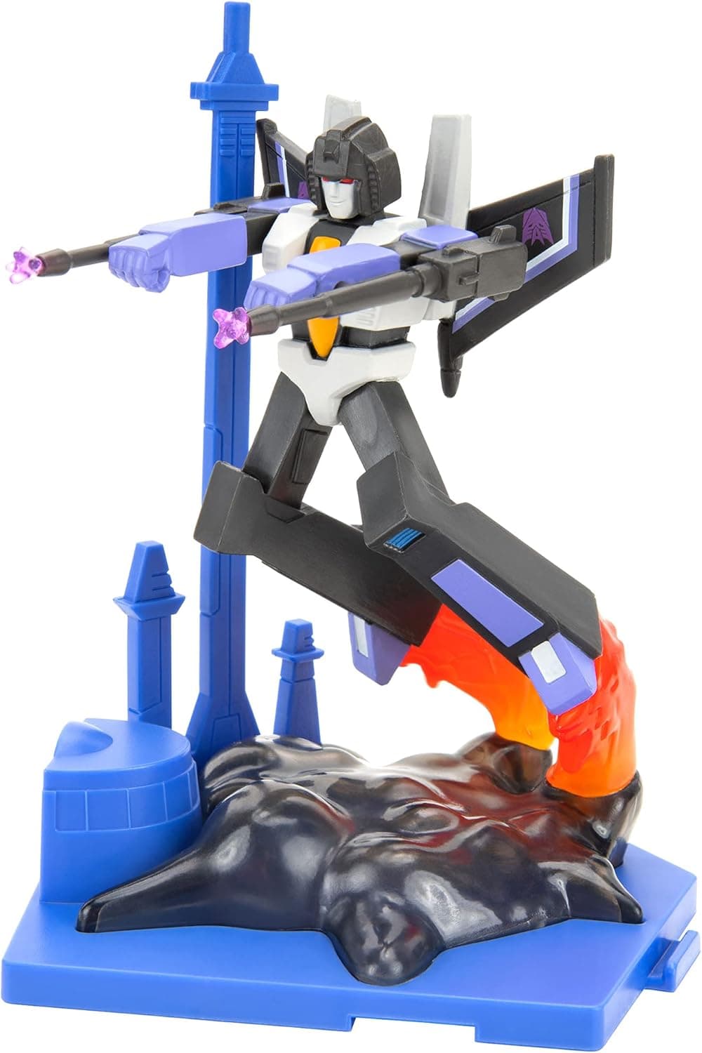 Zoteki Transformers Skywarp- 4” Collectible Figure - Collect All Series 1: Fan Favorite Characters Optimus Prime, Megatron, Starscream, Soundwave, Grimlock, Bumblebee, Mystery Chase Variant