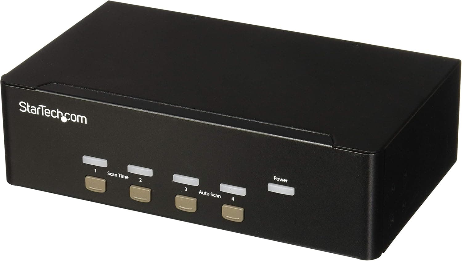 StarTech.com 4 Port VGA KVM Switch - Dual VGA - Hot-key & Audio Support - 1920x1200 KVM Switch - KVM Video Switch (SV431DVGAU2A)
