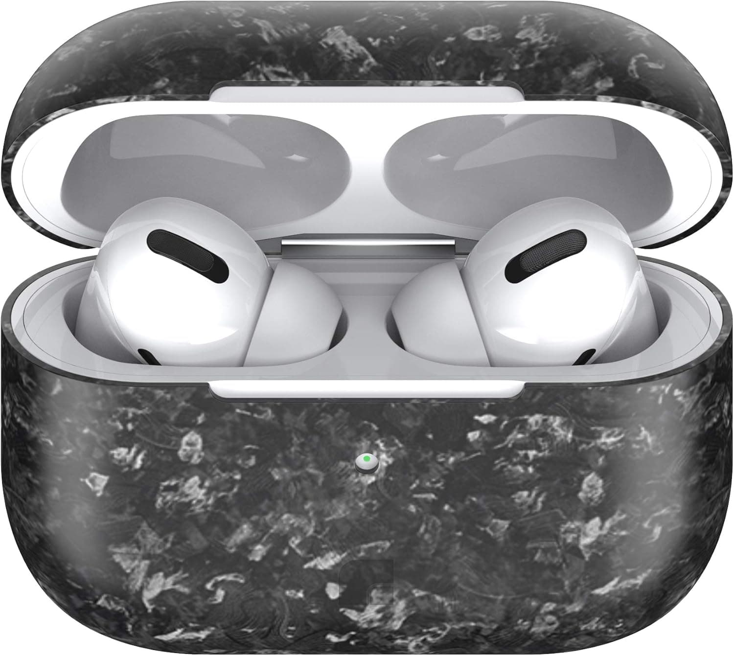 Foam Masters Genuine Forged Carbon Fiber (Matte) Case for AirPods Pro - Extreme Slim - Ultra Protection