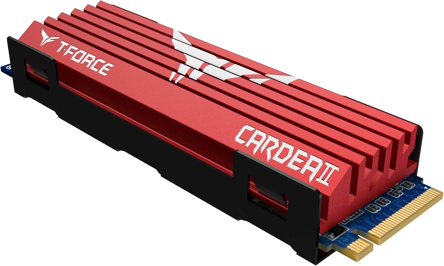 TEAMGROUP T-FORCE CARDEA II 1TB with Dram SLC Cache Heatsink 3D NAND TLC NVMe Gen3x4 PCIe M.2 Gaming SSD (up to 3400/3000 MB/s) TM8FP5001T0C110