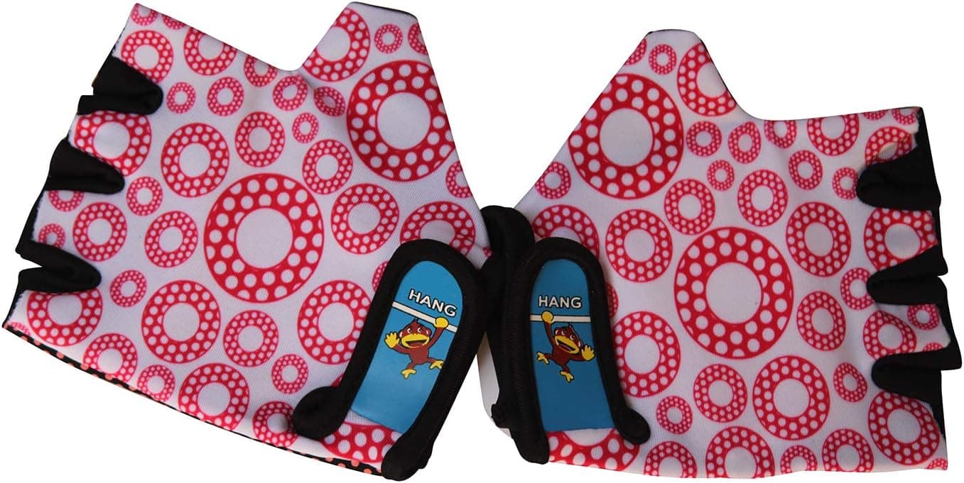 HANG Monkey Bars Gloves (9,10,11 Years Old Kids) with Grips Control