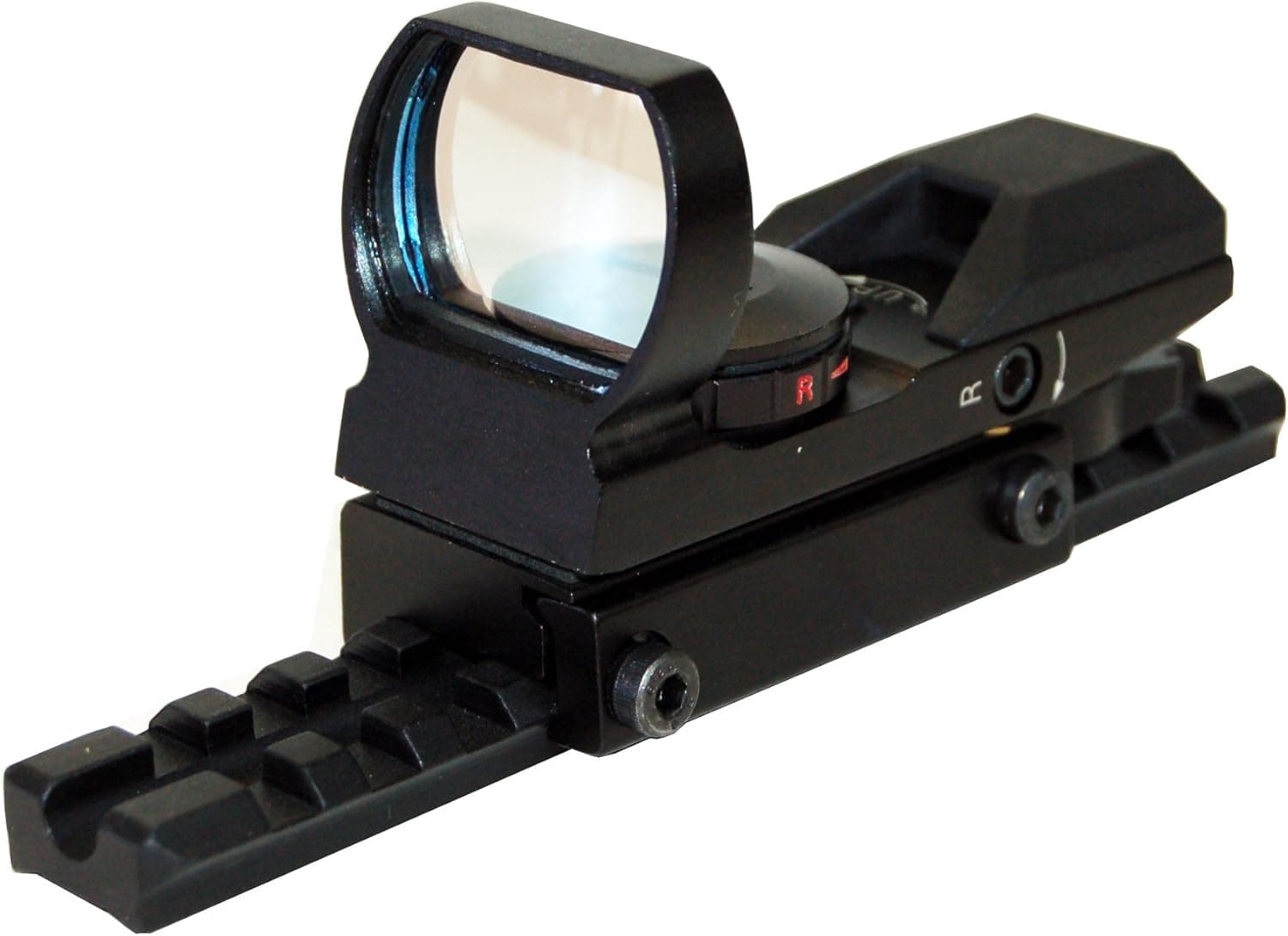 Mossberg 500 Tactical Red Green Dot Sight Combo Home Defense Hunting Optics Accessory Tactical Aluminum Black Picatinny Weaver Base Mount Adapter Single Rail.