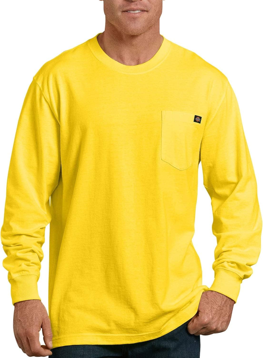 Dickies Men's Big and Tall Long Sleeve Heavyweight Crew Neck