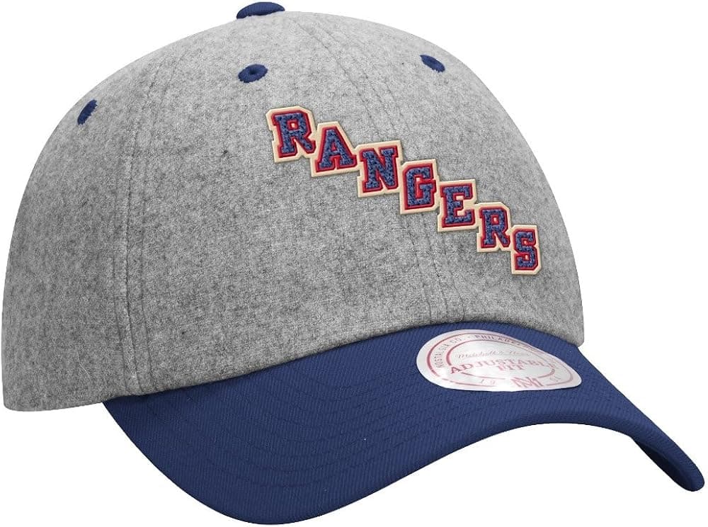 Mitchell & Ness New York Rangers NHL Vintage Wool Slouch Adjustable Hat