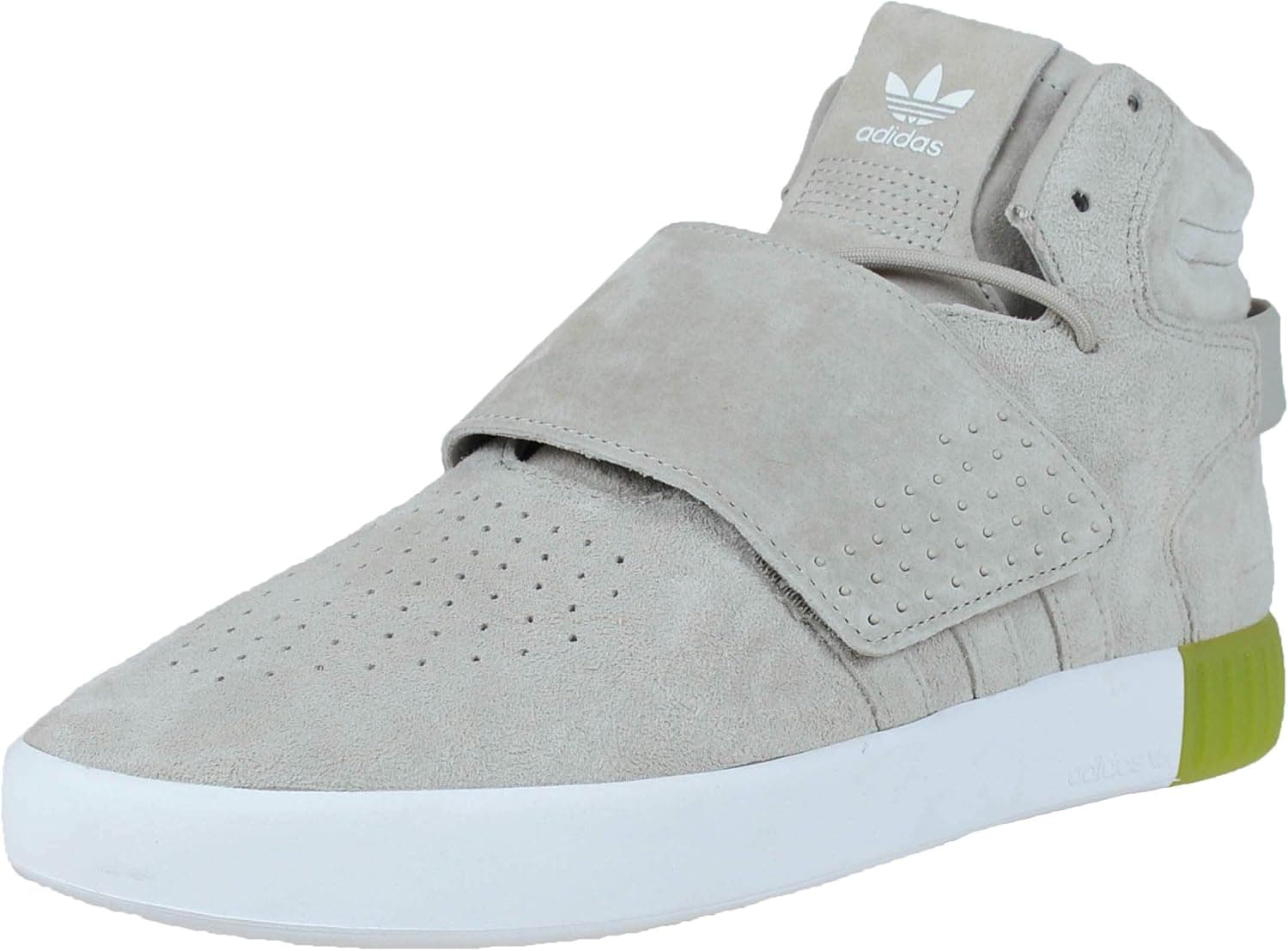 adidas Originals Mens Tubular Invader Strap High Sneakers Shoes Casual - Beige - Size 11 D