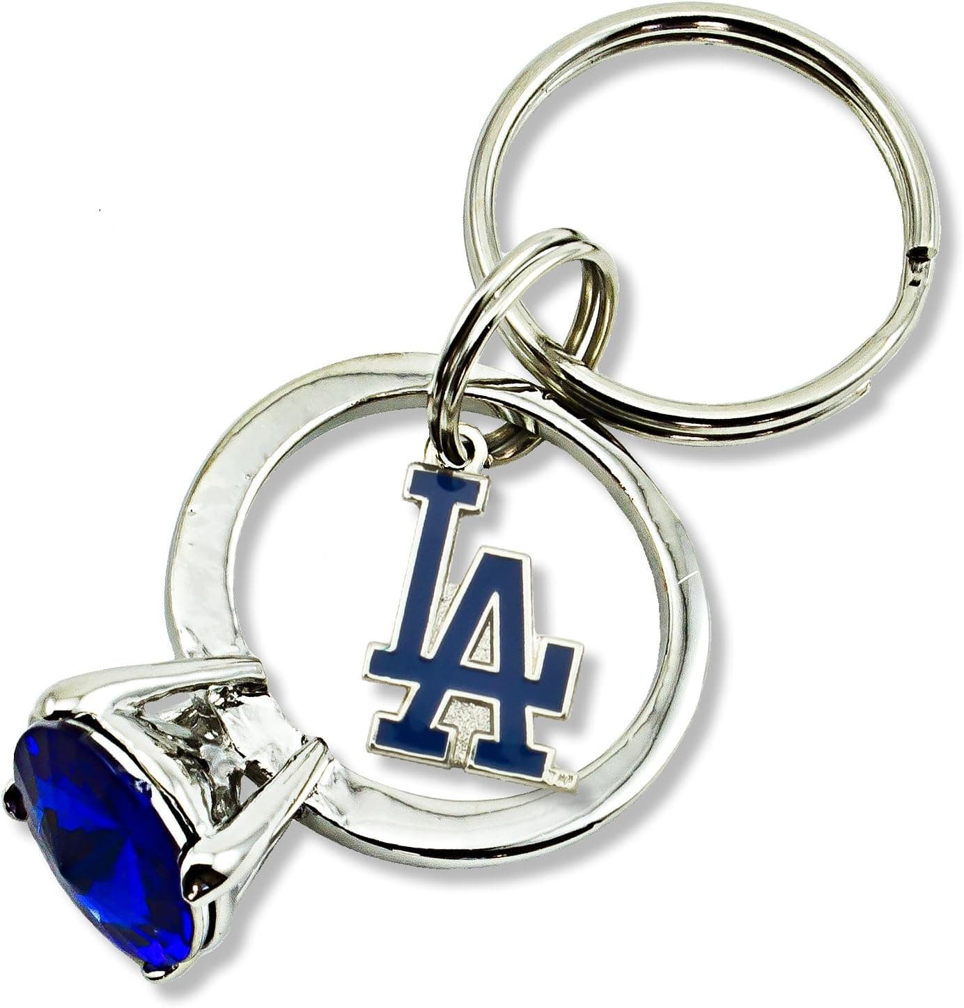 MLB Los Angeles Dodgers Jumbo Bling Key Ring