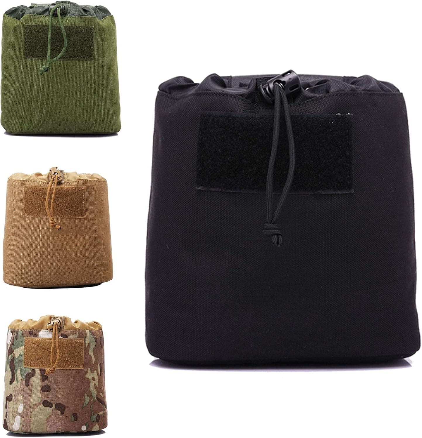 Tactical Roll-Up 1000D Dump Pouch Folding Dump Pouch Adjustable Utility Belt Holster Ammunition & Magazine Pouches