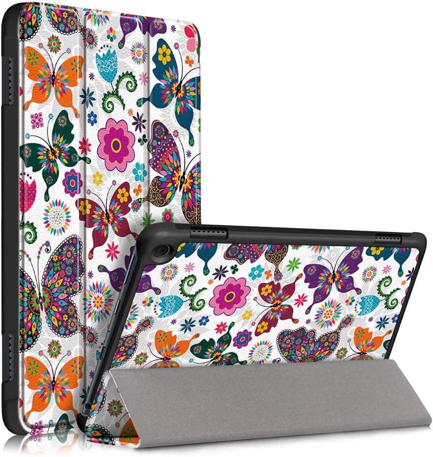 Case for All-New Kindle Fire HD 8 Case, Fire HD 8 Plus case 2020 (10th Generation, 2020 Release), Premium Leather Ultra Slim Lightweight with Auto Sleep/Wake Trifold Stand Cover (HD)