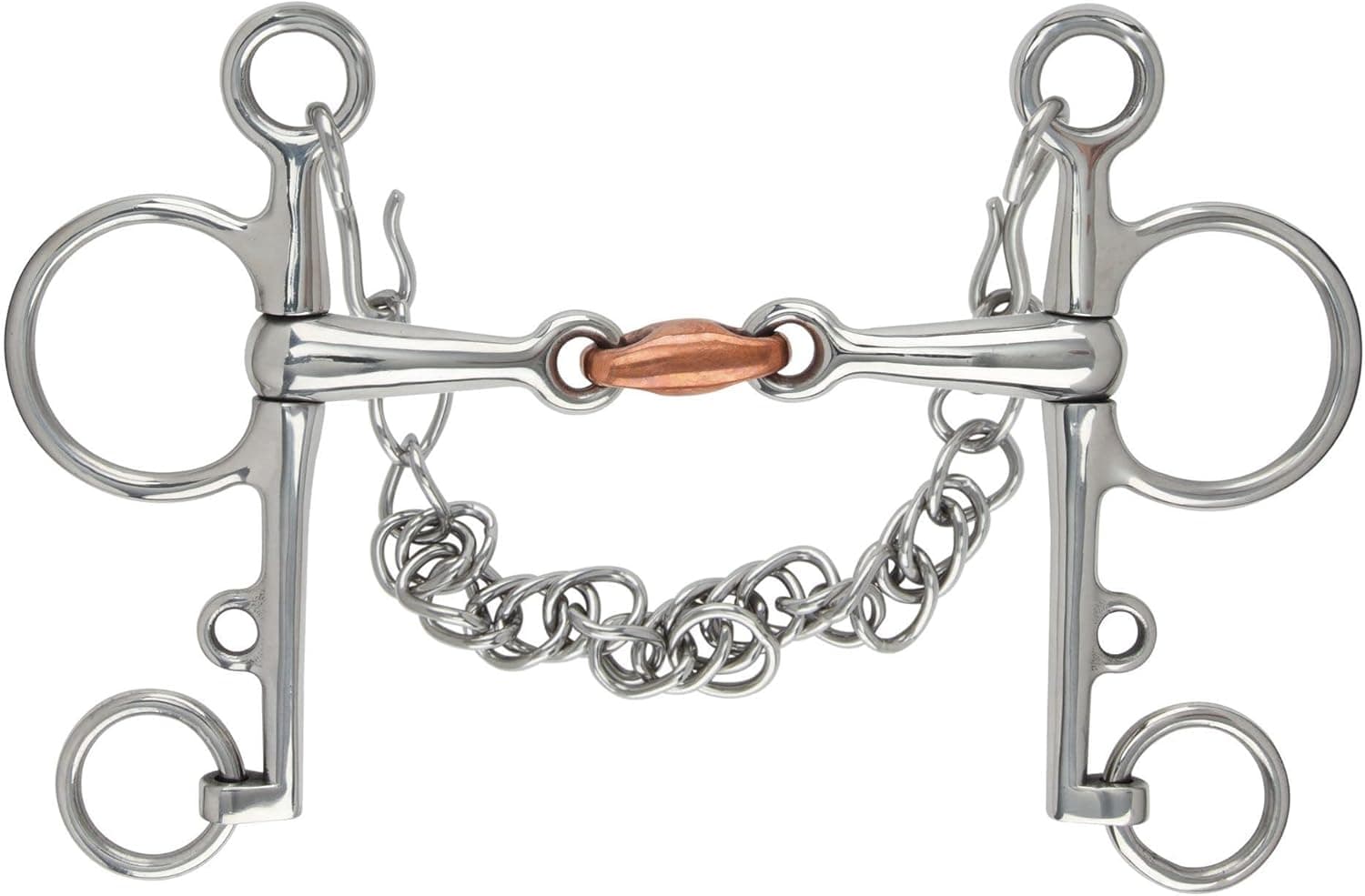 Shires Equestrian Double Jointed Copper Lozenge Pelham