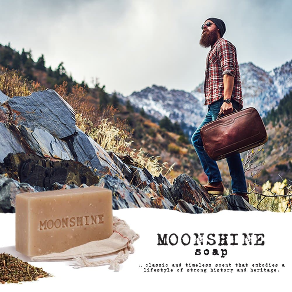 EastWest Bottlers - Moonshine Soap, Naturally Bold, 4 Ounces
