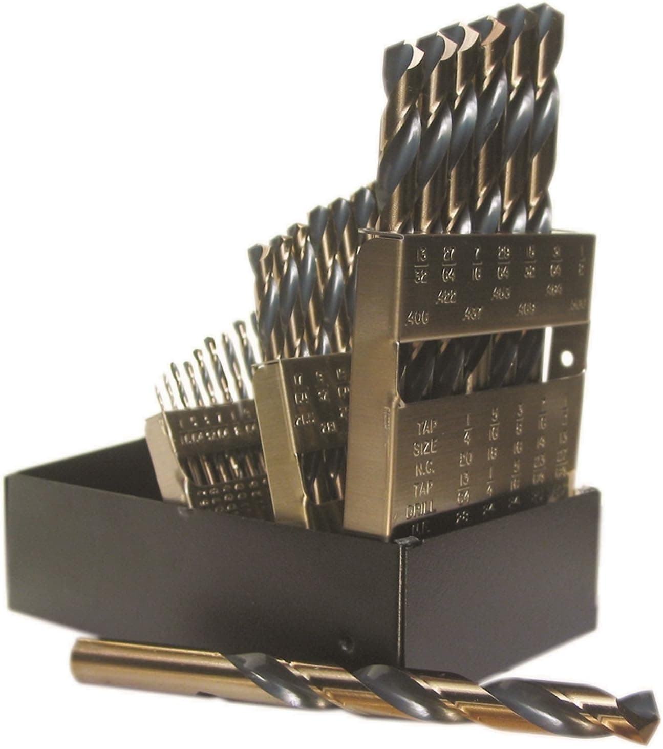 Viking Drill and Tool 44150 SP-29 Type 240-UB 135 Degree Split Point Magnum Super Premium Jobber Drill Set (29 Piece)