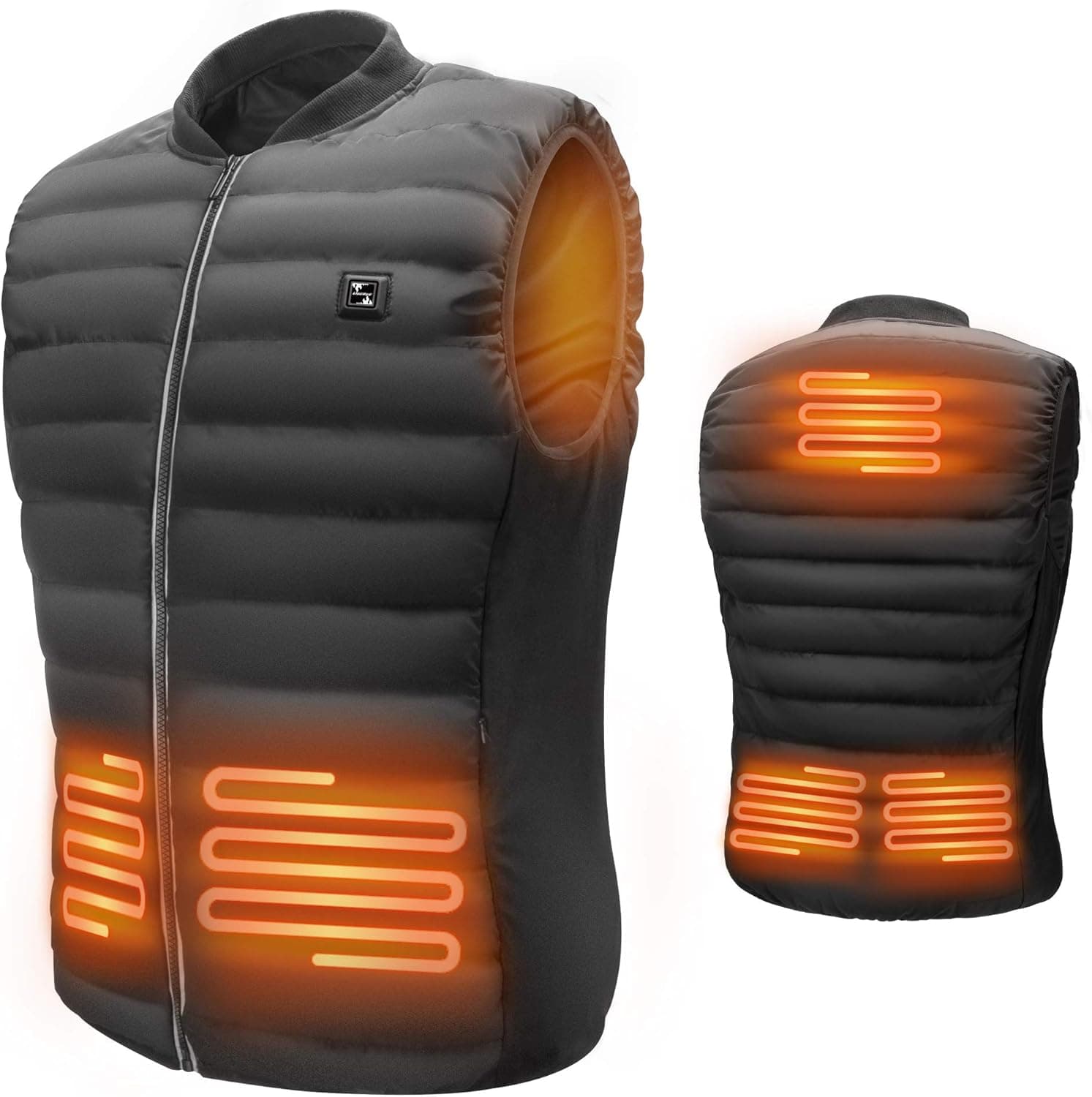 Heated Jacket for Men Women Barrjee Electric Warm Heating Vest for Hunting Skiing (No Power Bank)