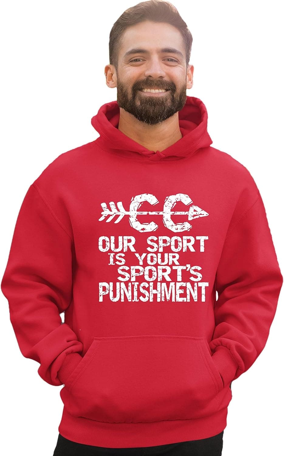 Go All Out Our Sport Is Your Sport's Punishment Cross Country Mens Women Sweatshirt Hoodie
