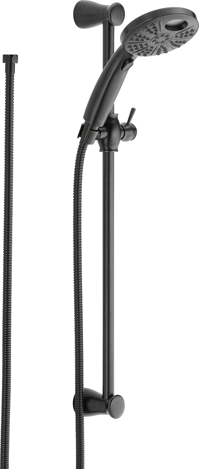 Delta Faucet 51406-RB Temp2O Hand Shower with qWall Bar, Venetian Bronze