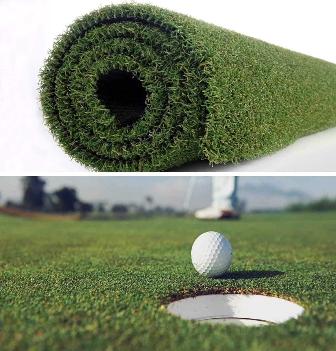 · Petgrow · Pro Putting Green Golf Artificial Grass Turf 6FTX15FT, Indoor Outdoor Golf Training Mat, Synthetic Fake Grass for Baseball Football Gym Sports