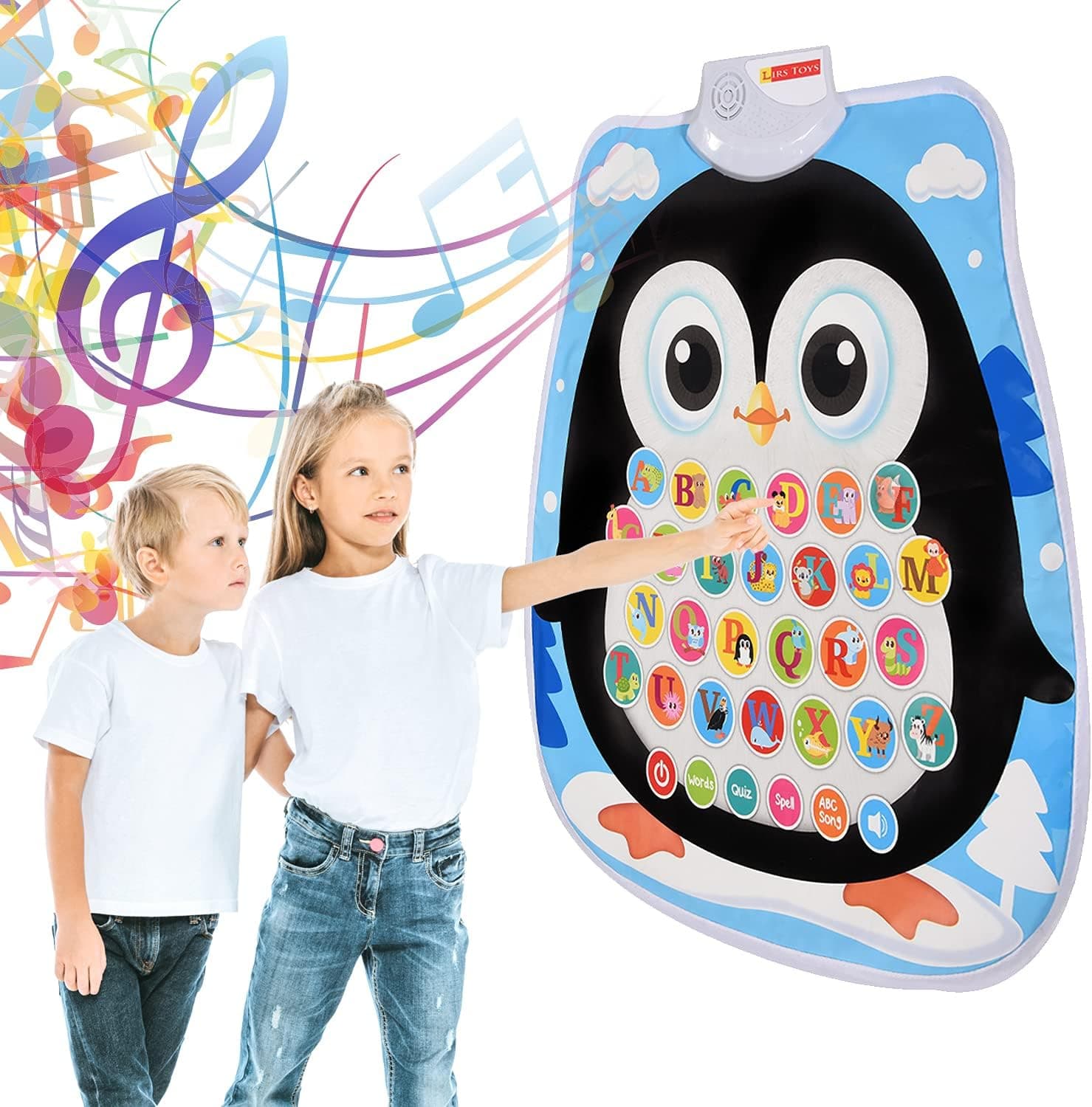 Original AVA material ABC Learning for Toddlers - Interactive Alphabet Toy for 3 Year Old+ Boys & Girls, Preschool Education Activities, Educational Gifts for Kids - Learn Letters, Spelling, & Animals