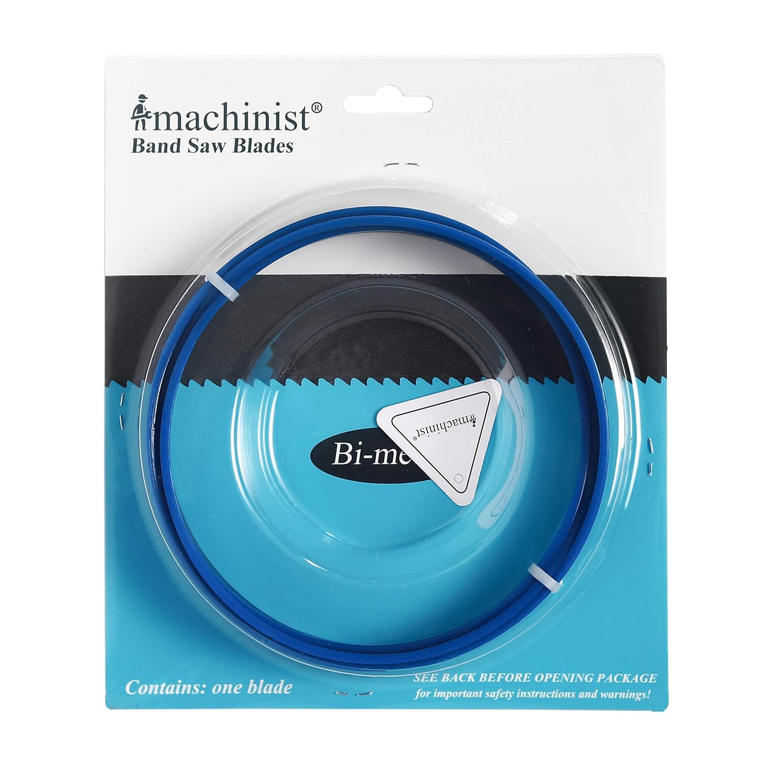 Imachinist S56781214 M42 Bi-Metal Bandsaw Blades 56-7/8" X 1/2" X 14TPI for Soft Ferrous Metal Cutting