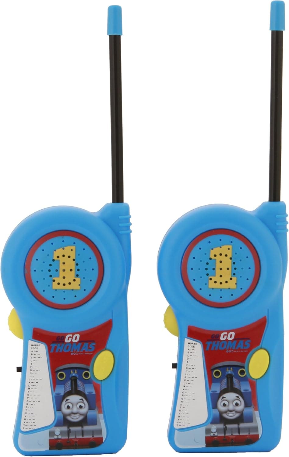 Walkie Talkie 11085 Thomas & Friends for Kids Flexible Saftey Antenna and Morse Code with On/Off Switch, HIGH, Stylish Appearance, Lovely and Fashion, 2 Pieces, Blue