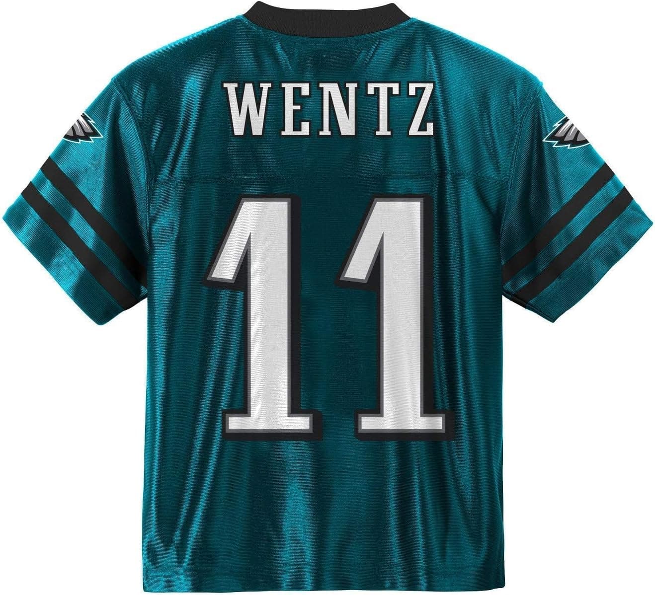 Outerstuff Carson Wentz Philadelphia Eagles #11 Green Kids Home Player Jersey
