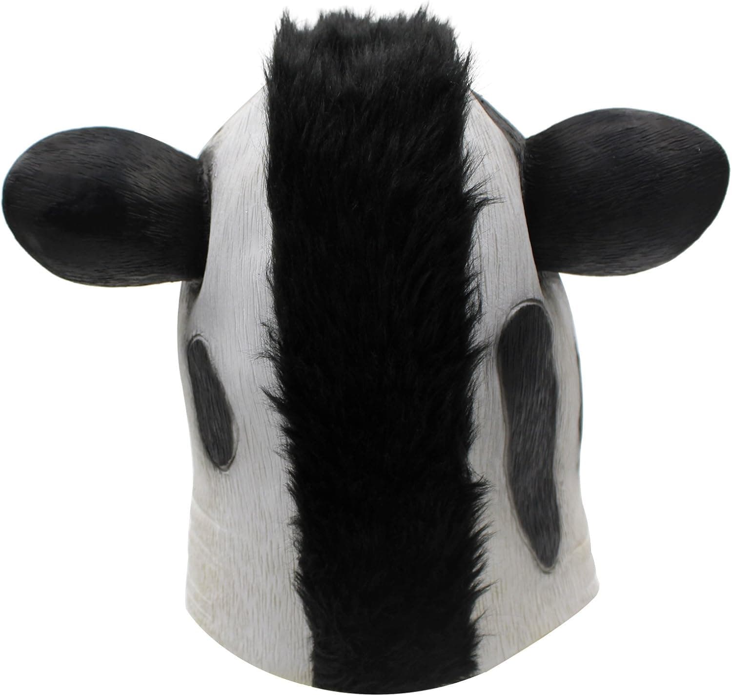 CreepyParty Animal Mask Cow Head Funny Masquerade For Adults Dressing Up Cow Masks (black)