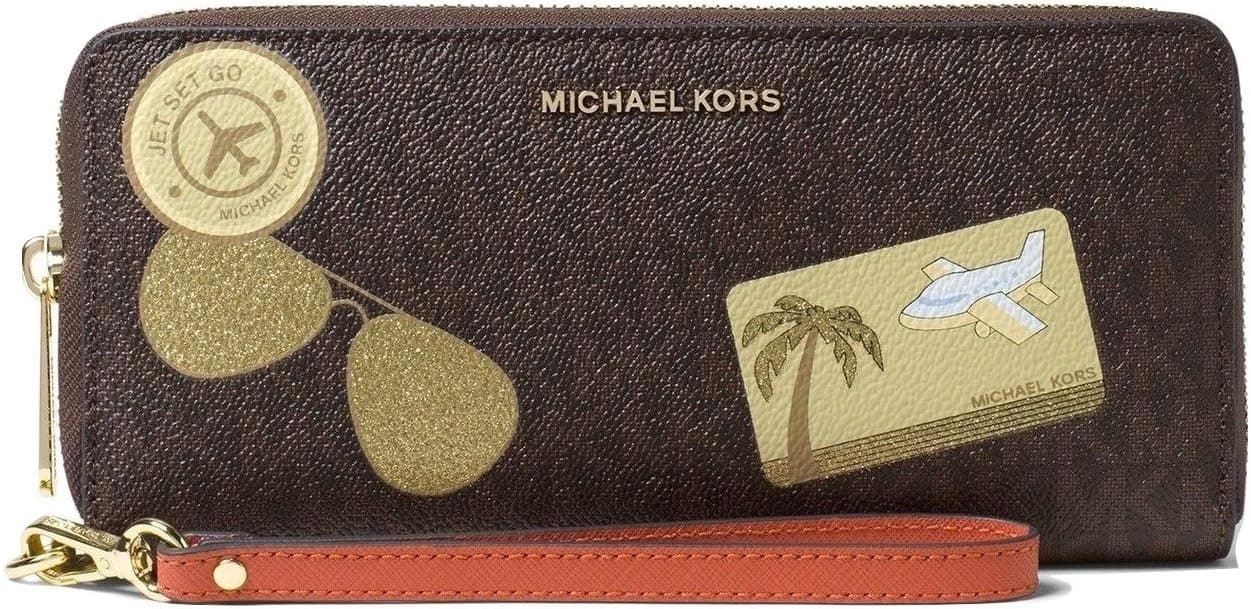 MICHAEL Michael Kors Illustrated Fly Away Travel Continental Wallet