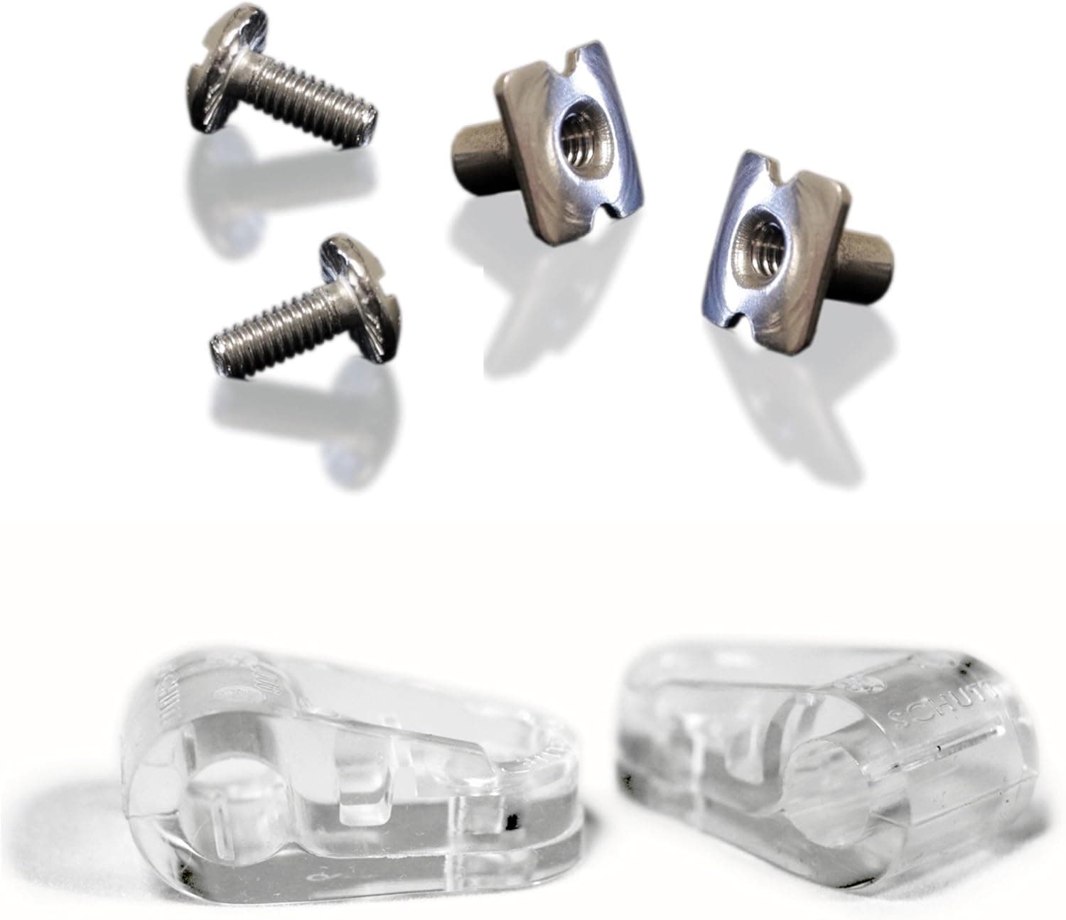 Green Gridiron Schutt Facemask Hardware (1 Pack)