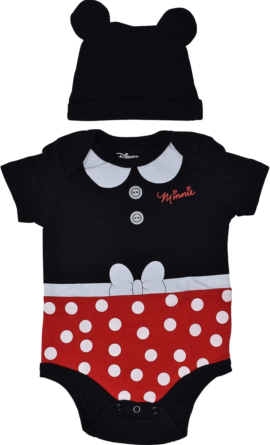 Disney Minnie Mouse Short Sleeve Bodysuit & Hat Set