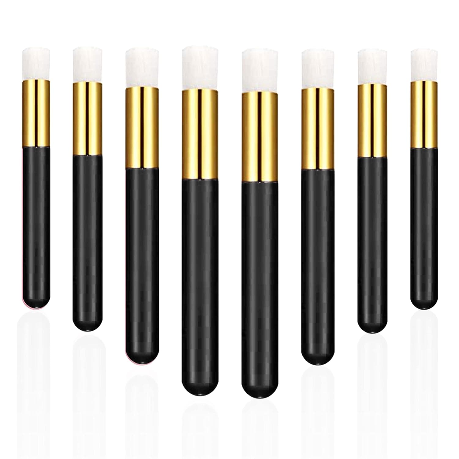 AAFB 20 Pieces Black Lash Shampoo Brush for Cleansing – Peel Off Blackhead Cleanser Brush Remover Tool – Lash wash Brush for Eyelash Extensions – Makeup Bath Lash Brush (Black)
