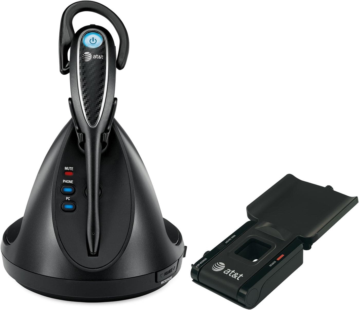 AT&T TL7812 DECT 6.0 Cordless Headset and Handset Lifter Landline Telephone