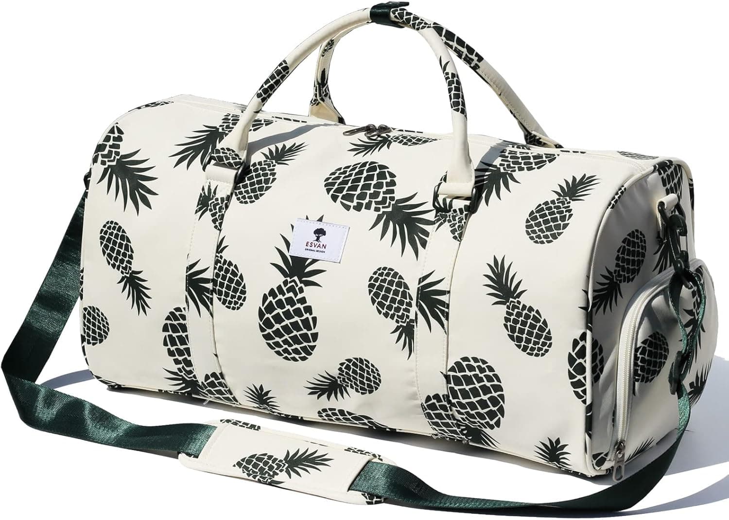 Original Floral Water Resistant Duffel Bag Gym bag Weekender Travel Bag for Gym Beach Daily Bags