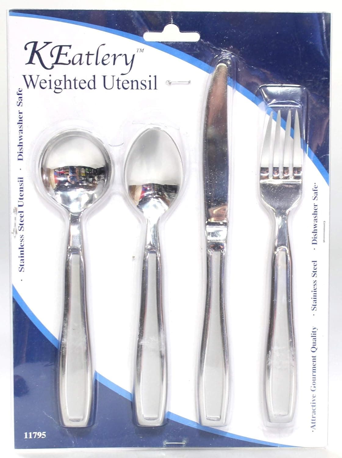 Deluxe KEatlery Weighted Utensils - Set of 4