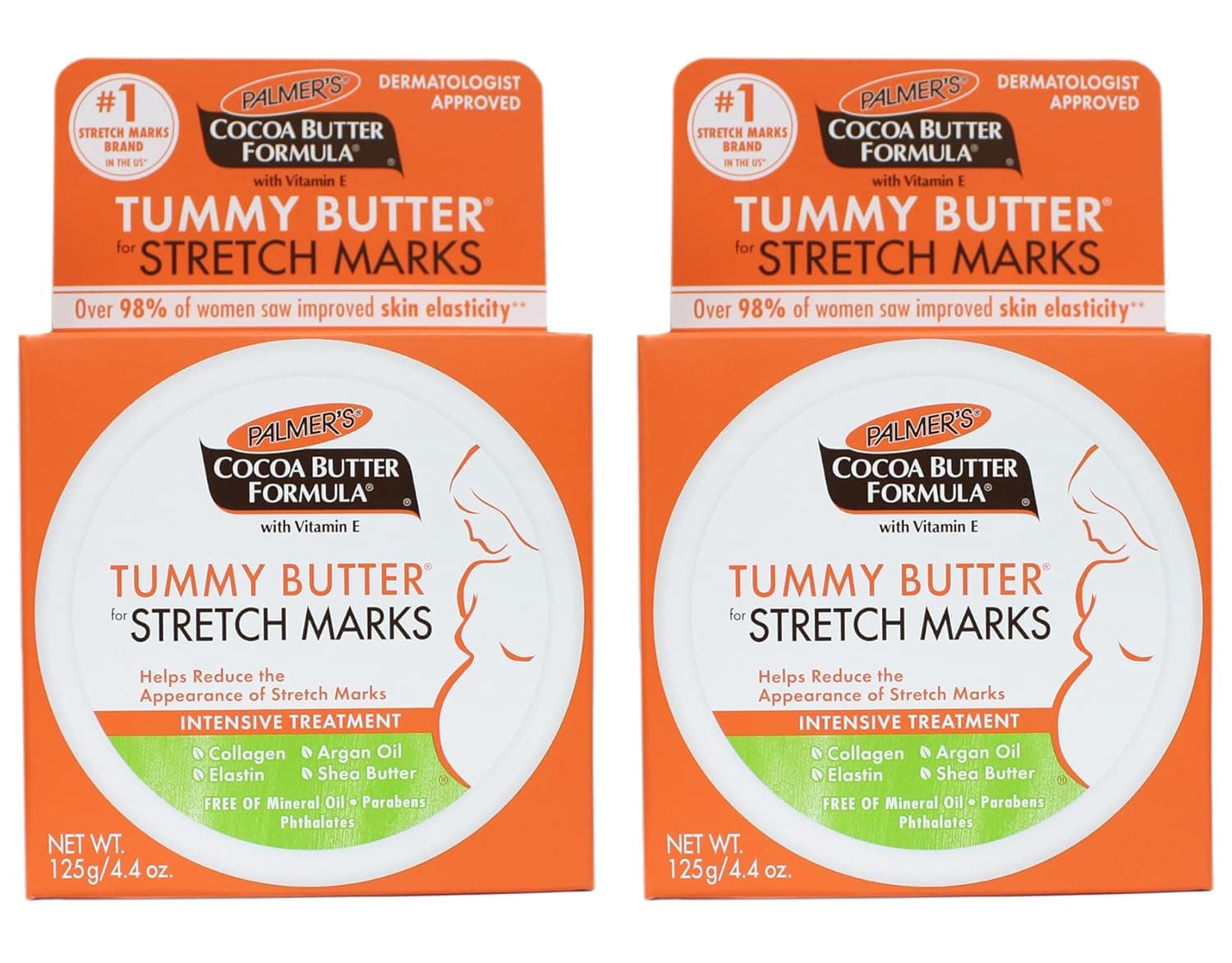 Palmer's Cocoa Butter Formula Tummy Butter For Stretch Marks, 4.4-Ounce Units (Pack of 2)
