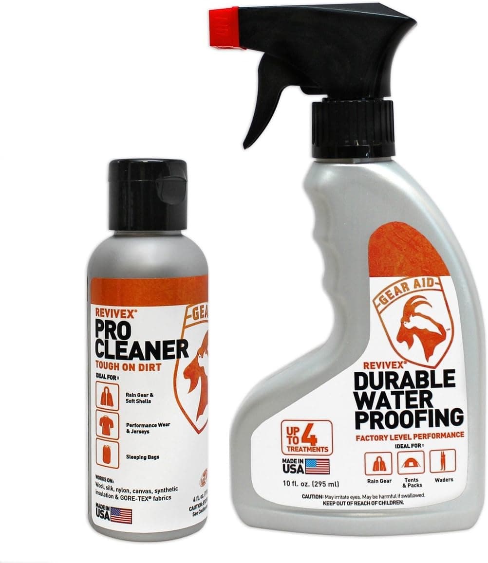 GEAR AID Revivex Durable Waterproofing Cleaner Bundle