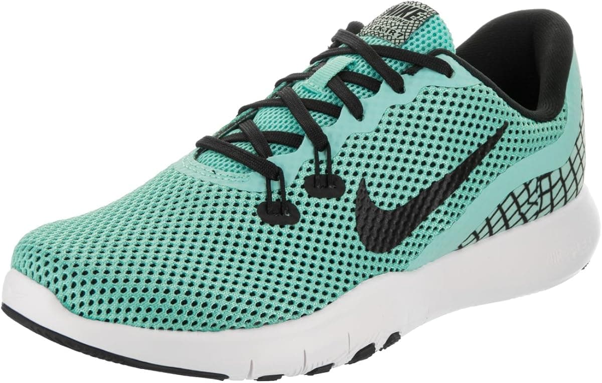 Nike Women's Flex Trainer 7 Print Cross-Training Shoes (6, Aurora Green)