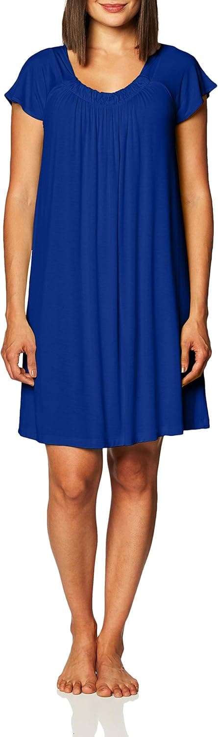 Amazon Brand - Arabella Women's Short Sleeve Nightshirt