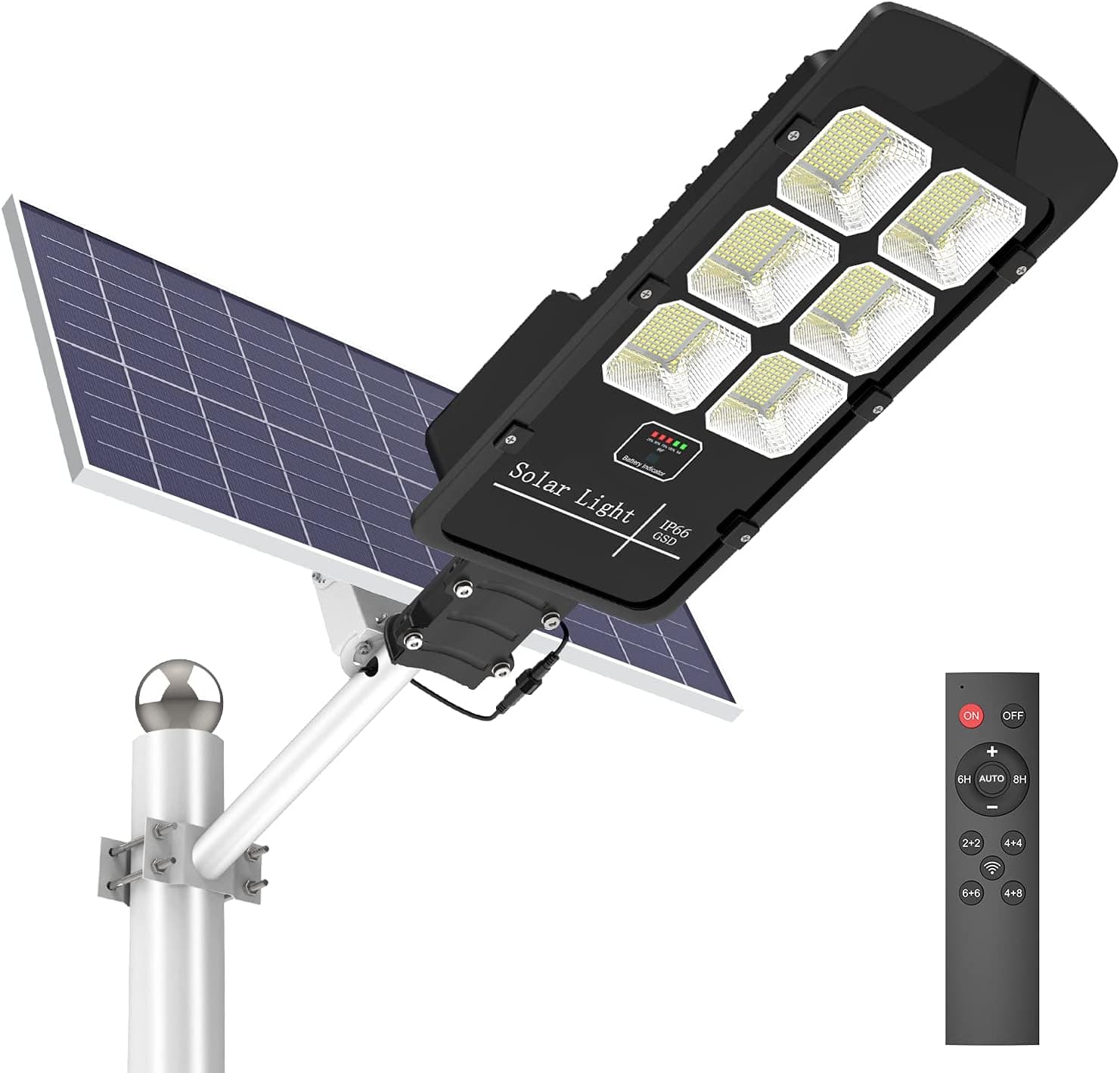TENKOO led Street Lights, Dusk to Dawn Outdoor LED Parking Light, Led Pole Light, Integrated Light Sensor
