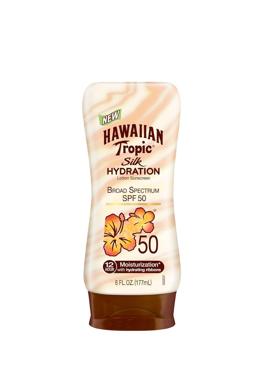 Hawaiian Tropic Sunscreen Silk Hydration Moisturizing Broad Spectrum Sun Care Sunscreen Lotion - SPF 50, 6 Ounce