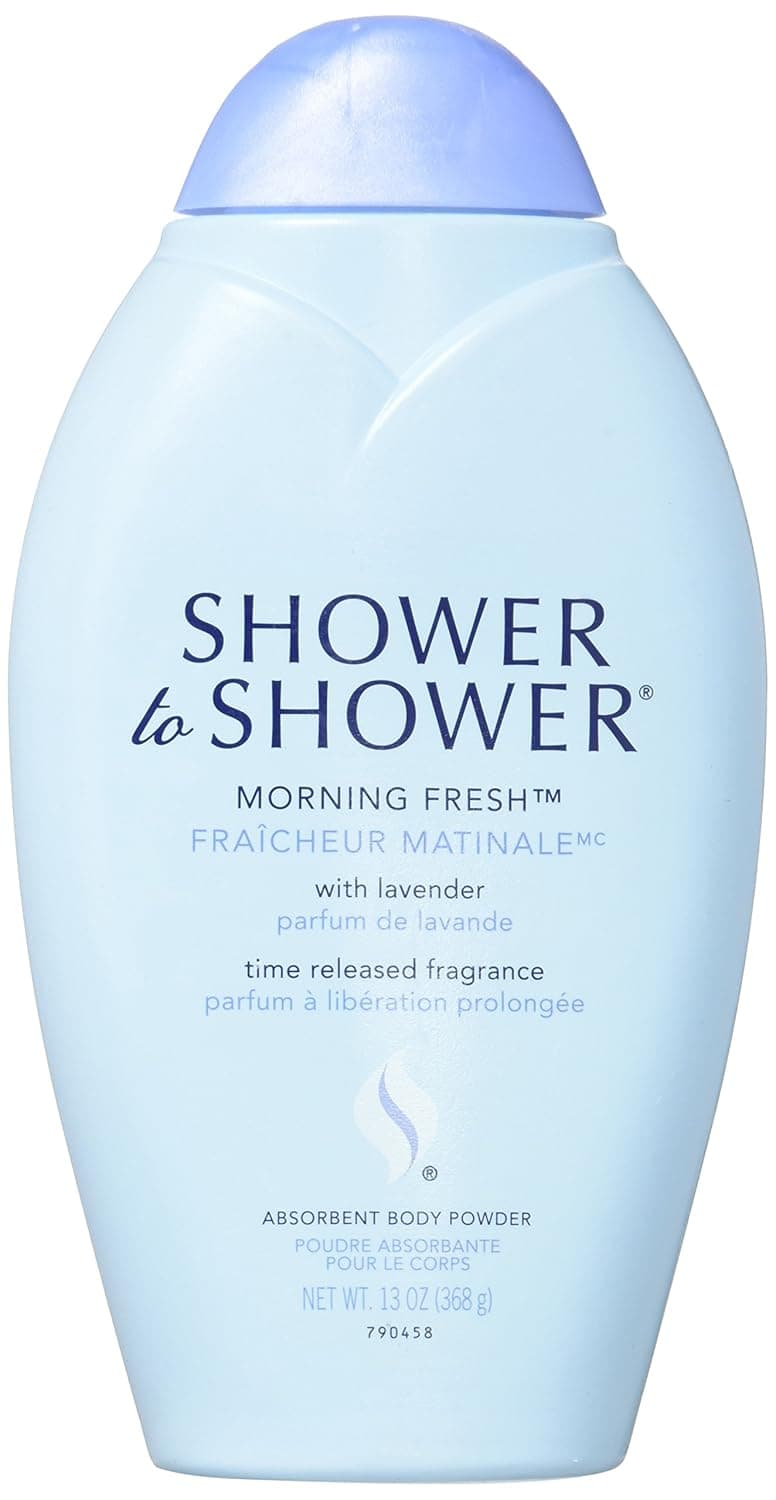 SHOWER TO SHOWER Body Powder Morning Fresh 13 oz (Pack of 4)