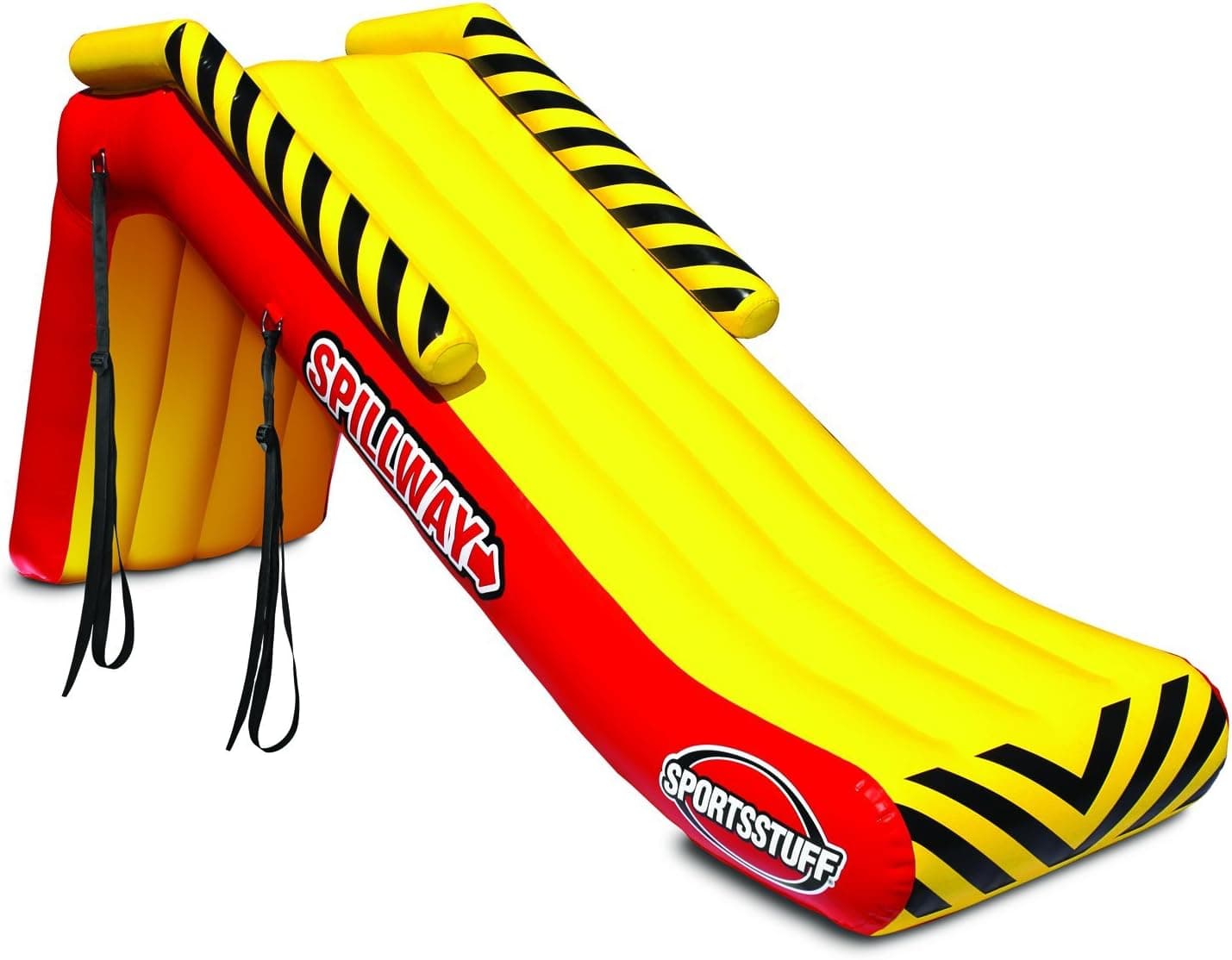 SportsStuff SPILLWAY Pontoon Slide, Yellow, Red (58-1350)