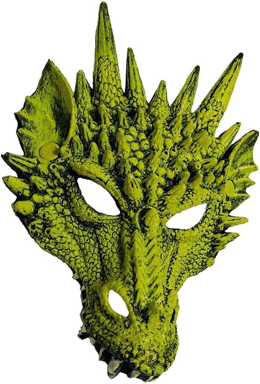 Himine Cosplay Mask Dragon's Head Mask for Festival Party Halloween