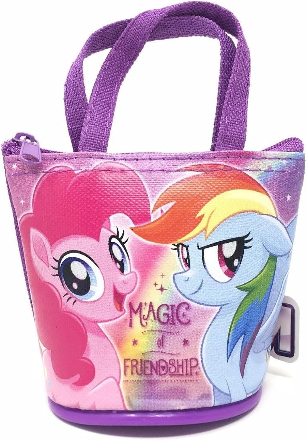 My Little Pony 4" Family Disney Licensed Small Handbag Purse Wallet Coin Bag (Purple)