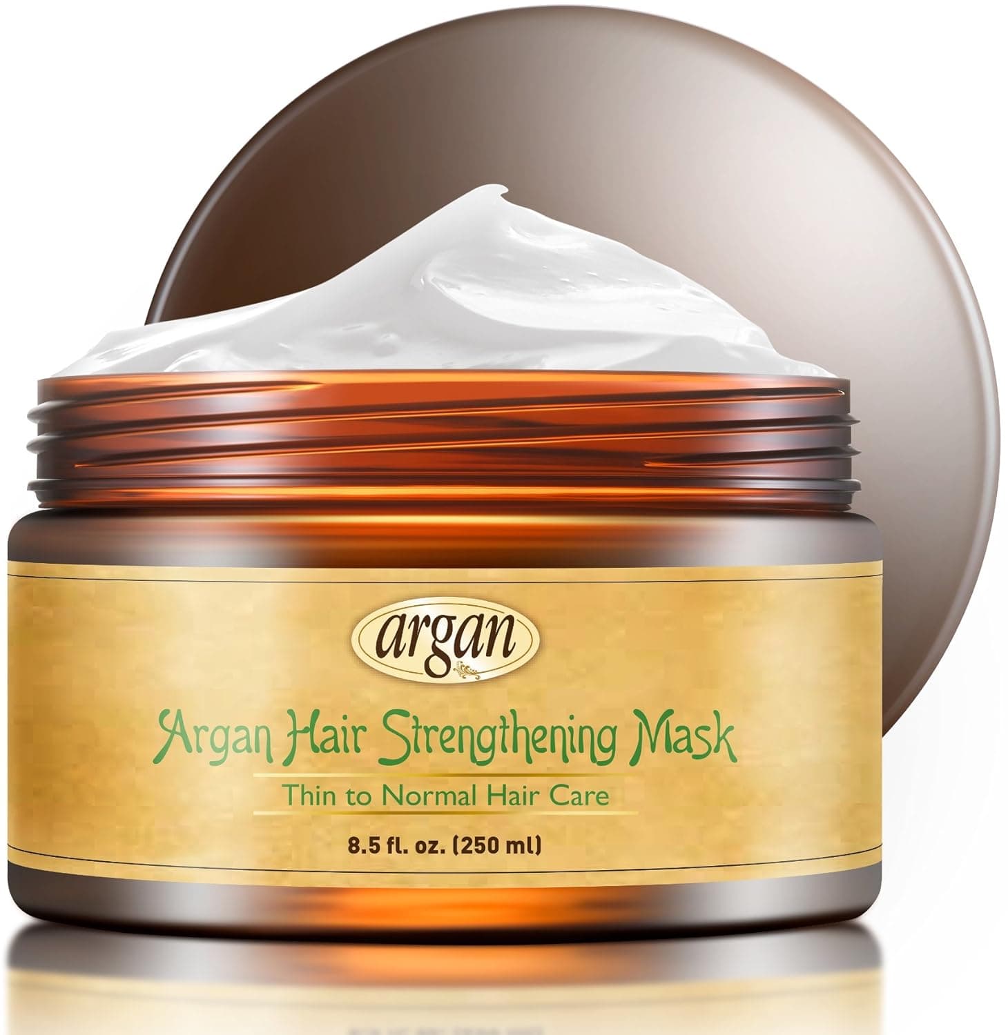 Vitamins Hair Mask Strengthening Deep Conditioner - Thin Fine Hair Repair Argan Oil Hydrating Treatment to Encourage Hair Growth & Reduce Hair Loss