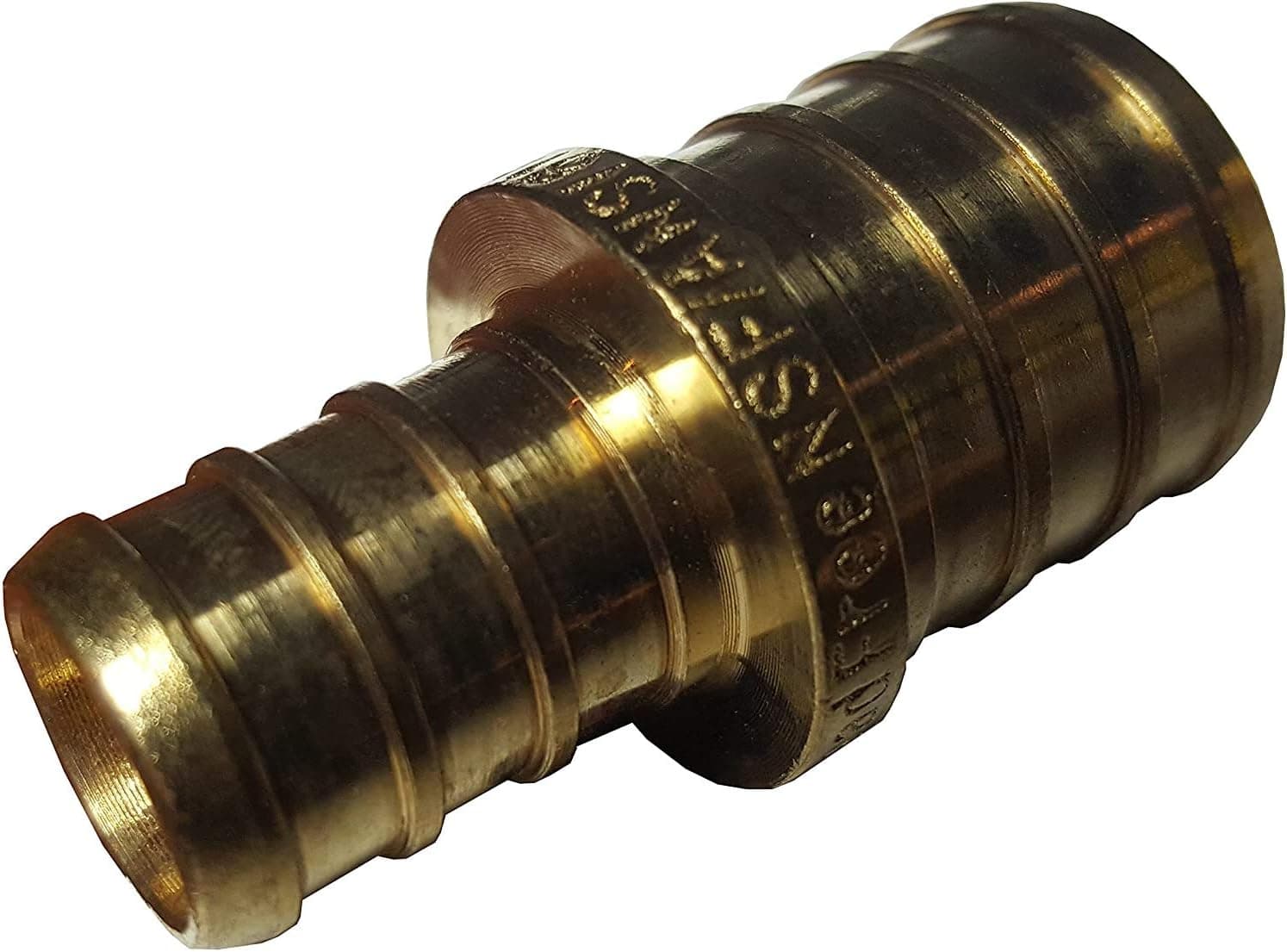 10 pcs. 3/4 X 1/2 Pex Coupling, Reducing Coupling Pex B, Lead Free Brass