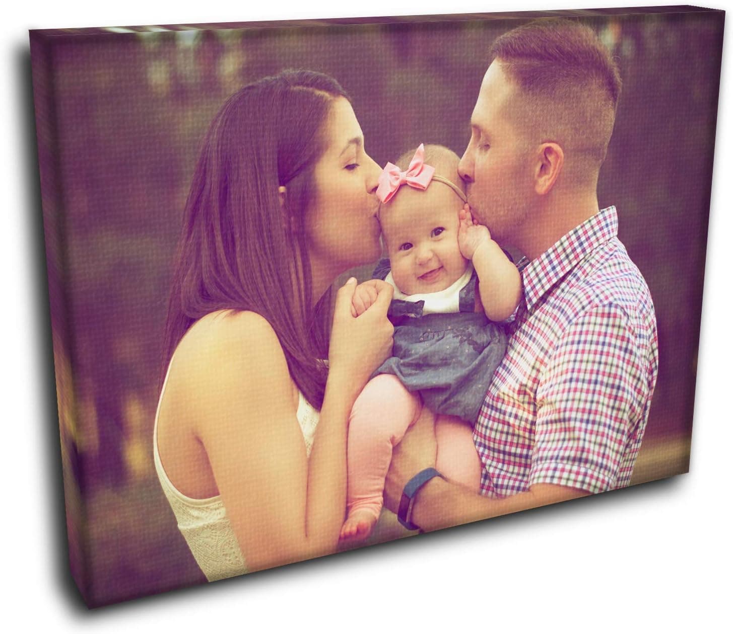 Custom Canvas with Your Photos - Digitally Photo Prints on Canvas - Customized Gifts for Your Family 48" x 32"