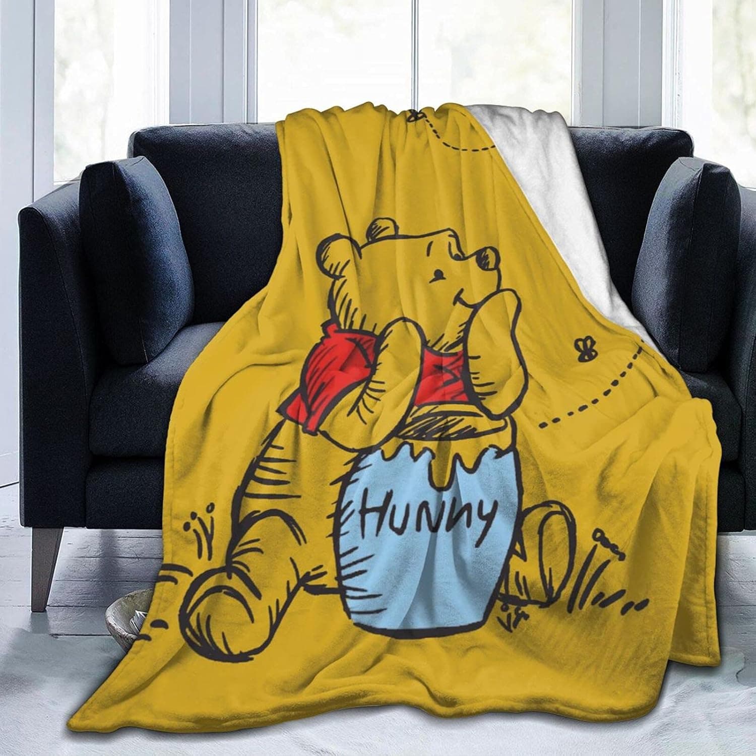 Cute Blanket Flannel Fleece Throw Blankets Best Friend Super Soft Cozy Warm Plush Bedding Boys Girls Bedroom 50"x40"