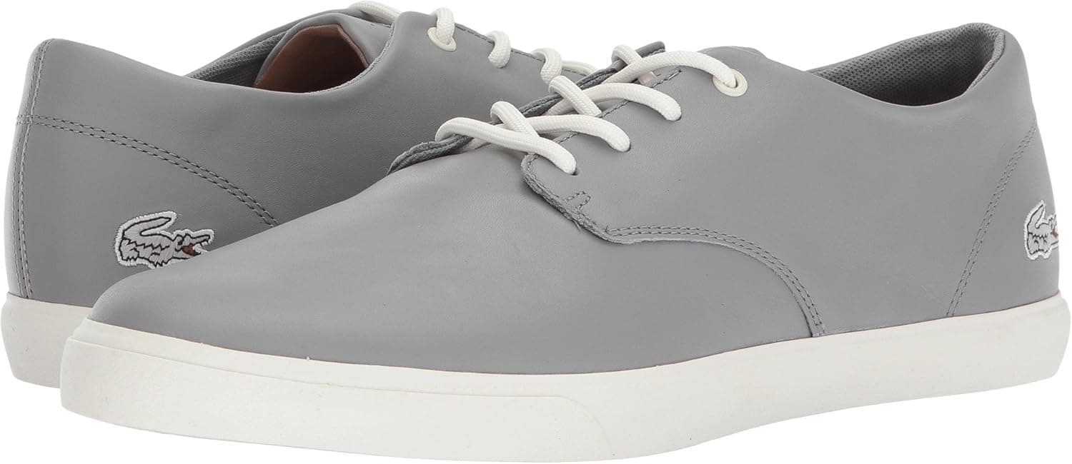 Lacoste Mens Acitus 118 1 P Grey/Off-White 11 M