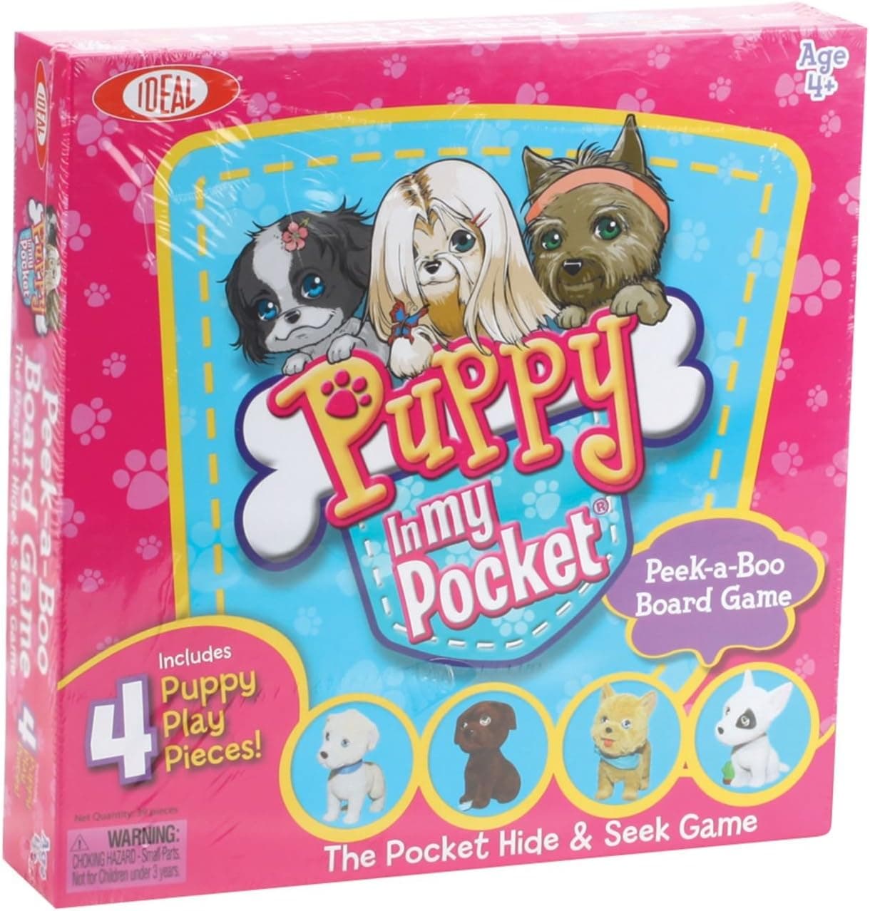 Ideal Puppy In My Pocket Peek-a-Boo Board Game